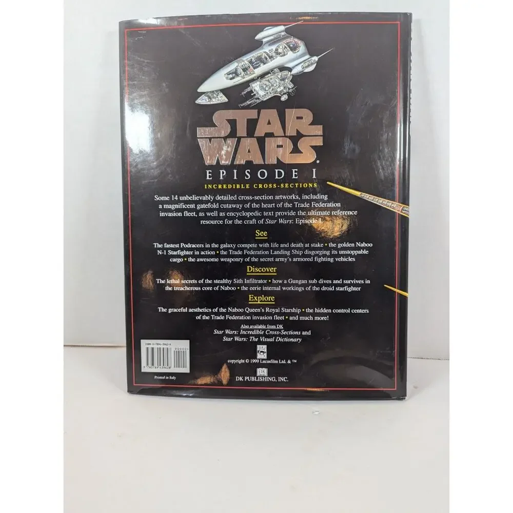 Star Wars Episode I : Episode 1 Incredible Cross-Sections by David West Reynolds